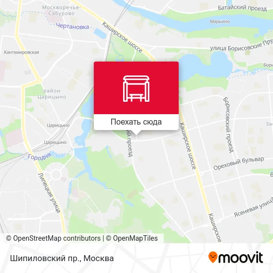Карта Шипиловский пр.