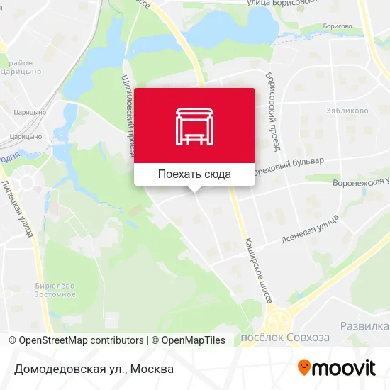 Карта Домодедовская ул.