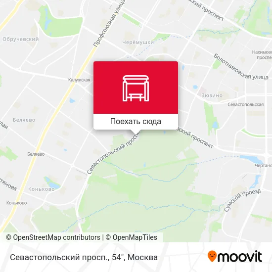 Карта Севастопольский просп., 54"