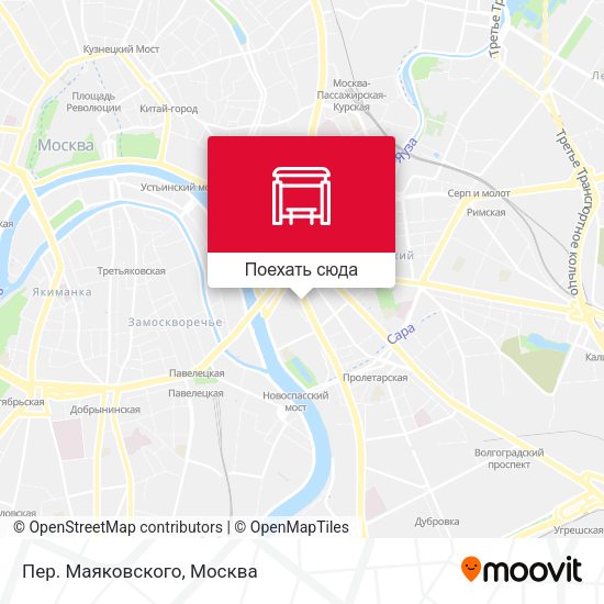Карта Пер. Маяковского