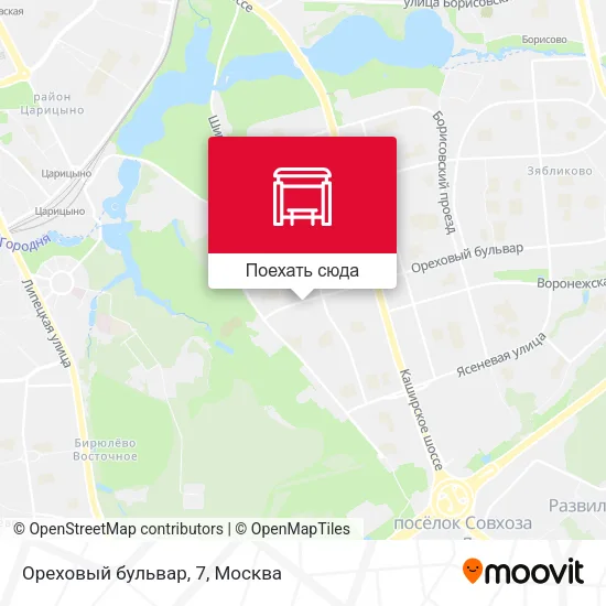 Карта Ореховый бульвар, 7
