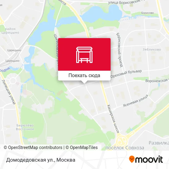 Карта Домодедовская ул.