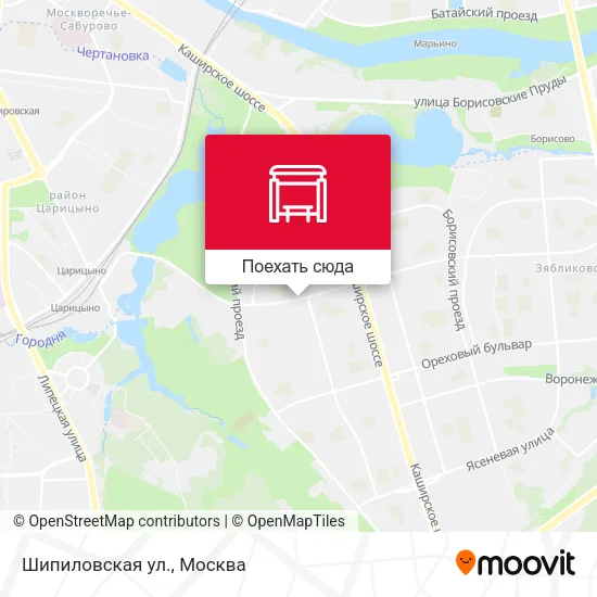Карта Шипиловская ул.