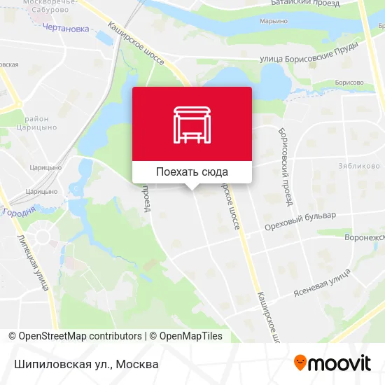 Карта Шипиловская ул.