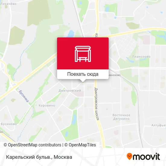 Карта Карельский бульв.