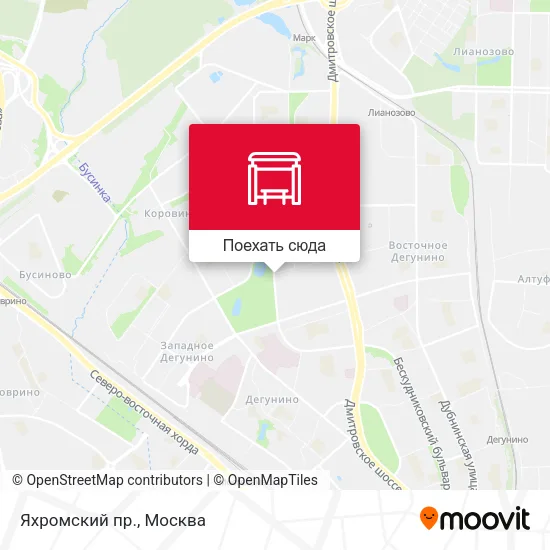 Карта Яхромский пр.