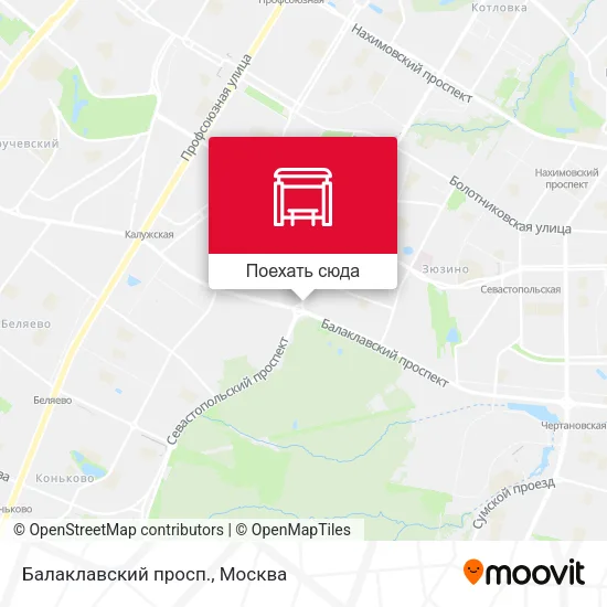 Карта Балаклавский просп.