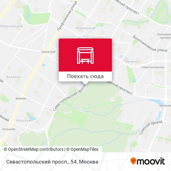 Карта Севастопольский просп., 54