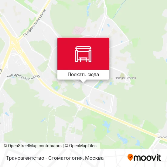 Карта Трансагентство - Стоматология