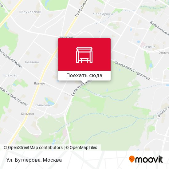 Карта Ул. Бутлерова