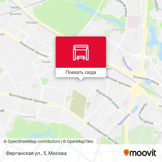 Карта Ферганская ул., 5