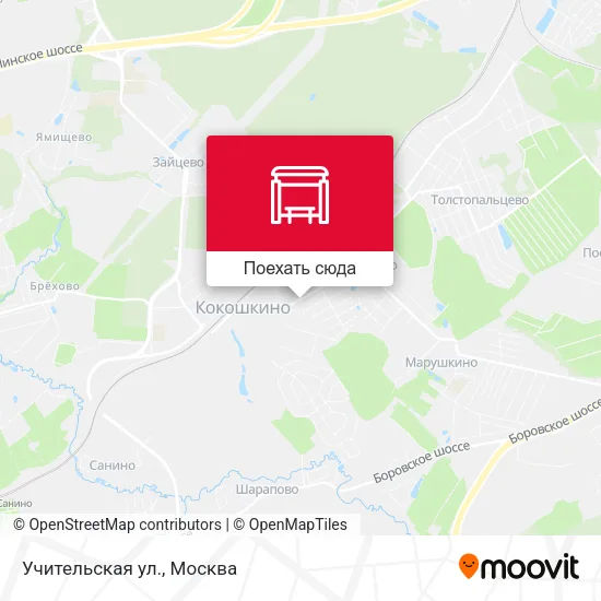 Карта Учительская ул.