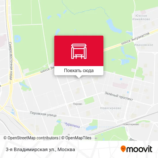 Карта 3-я Владимирская ул.