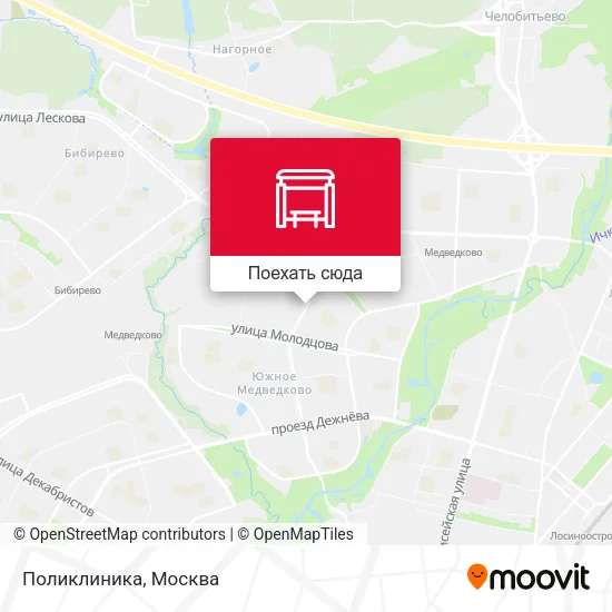 Карта Поликлиника