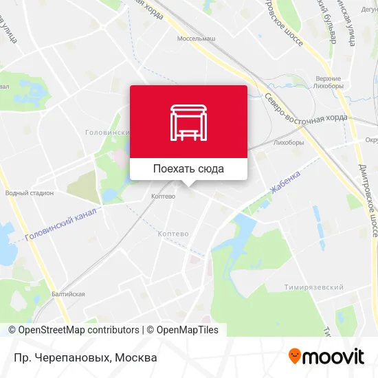 Карта Пр. Черепановых