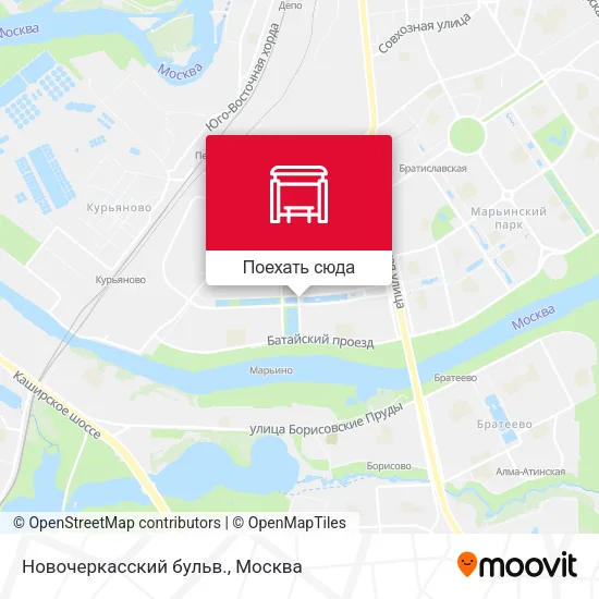 Карта Новочеркасский бульв.