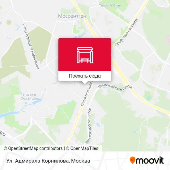 Карта Ул. Адмирала Корнилова