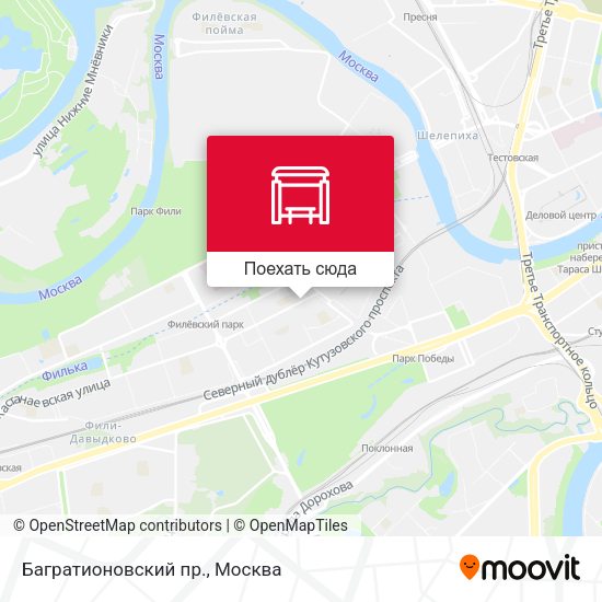 Карта Багратионовский пр.