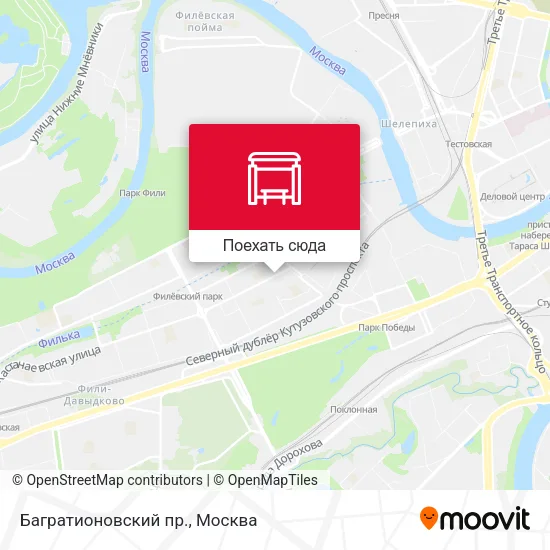 Карта Багратионовский пр.