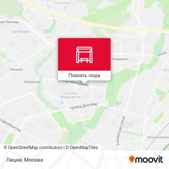 Карта Лицей