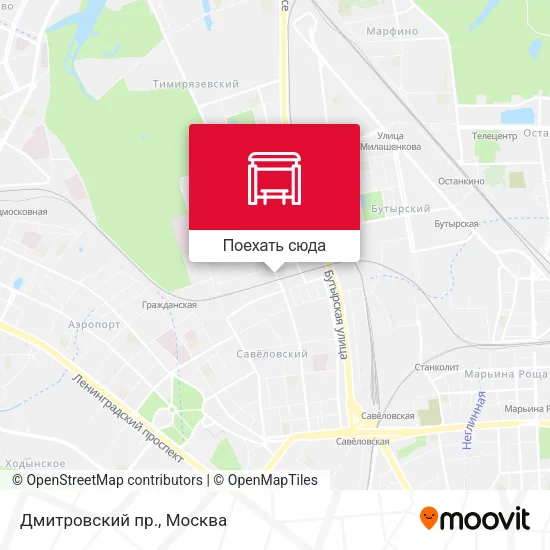 Карта Дмитровский пр.