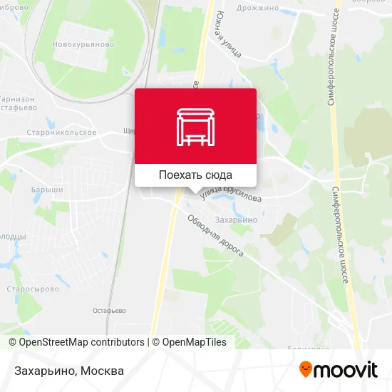 Карта Захарьино