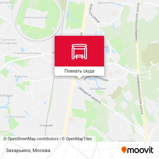 Карта Захарьино