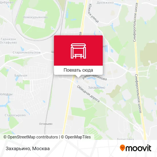 Карта Захарьино