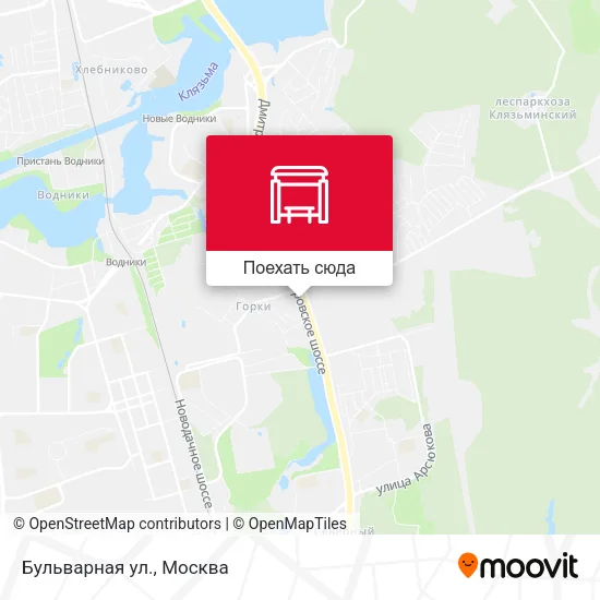 Карта Бульварная ул.