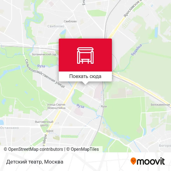 Карта Детский театр
