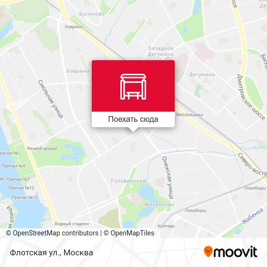 Карта Флотская ул.