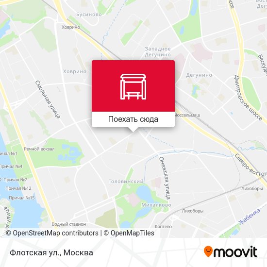 Карта Флотская ул.