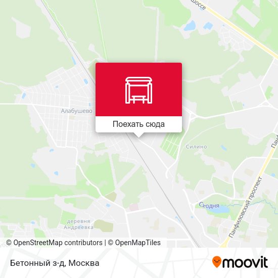 Карта Бетонный з-д