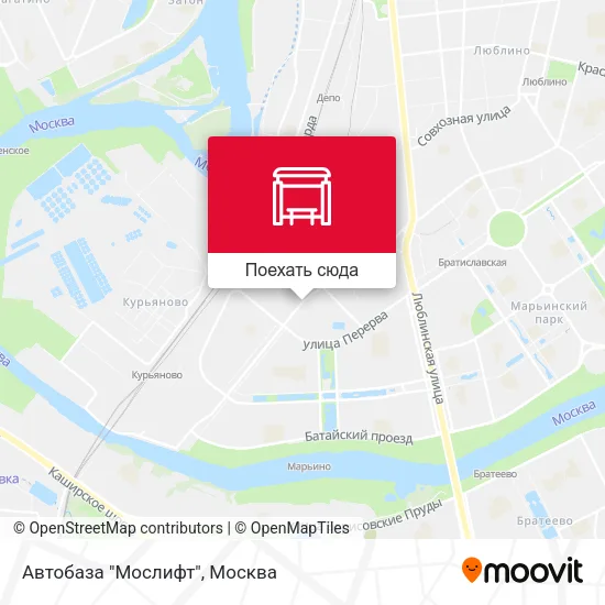 Карта Автобаза "Мослифт"