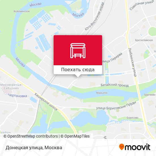 Карта Донецкая улица