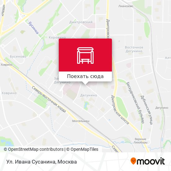Карта Ул. Ивана Сусанина