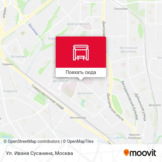 Карта Ул. Ивана Сусанина