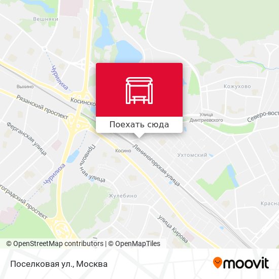 Карта Поселковая ул.