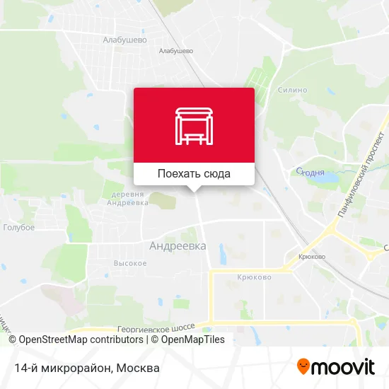 Карта 14-й микрорайон