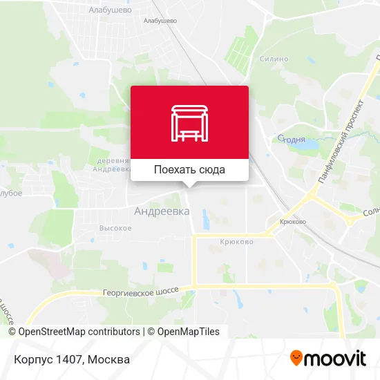 Карта Корпус 1407