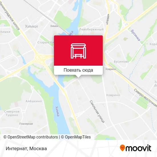 Карта Интернат