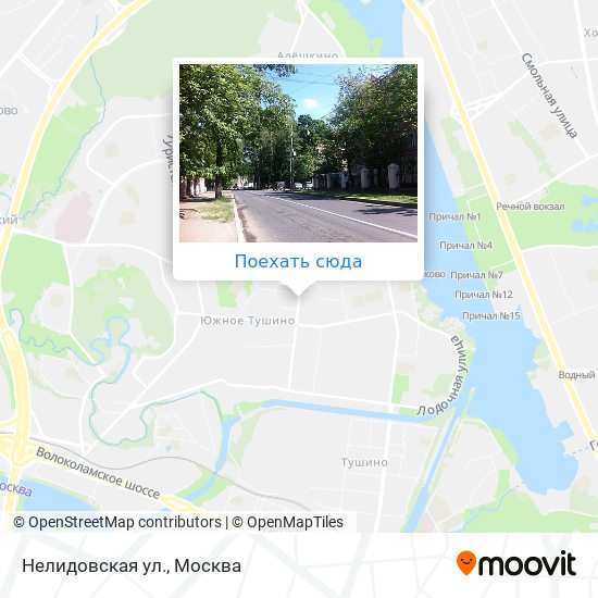 Карта Нелидовская ул.