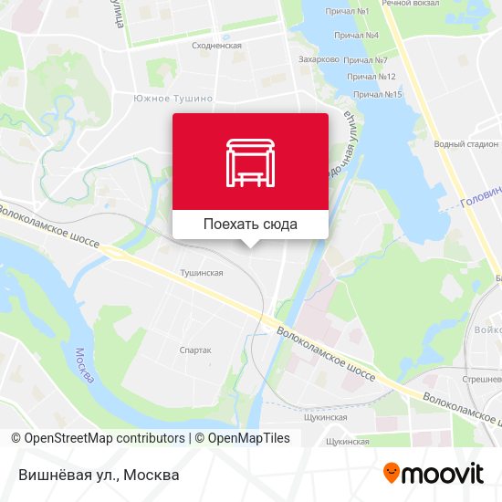 Карта Вишнёвая ул.