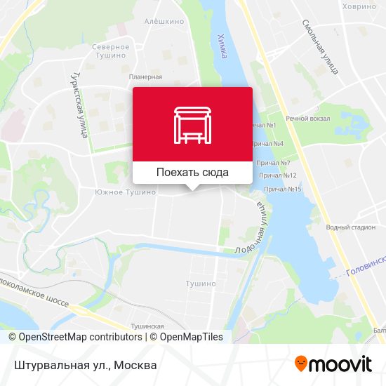 Карта Штурвальная ул.