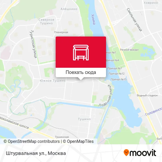 Карта Штурвальная ул.