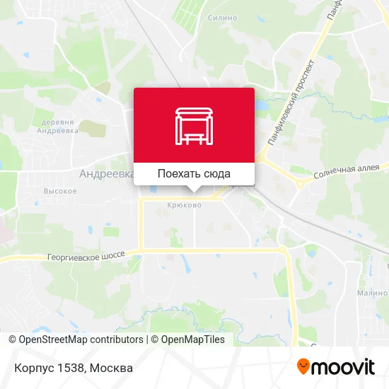 Карта Корпус 1538
