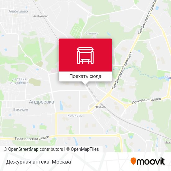 Карта Дежурная аптека