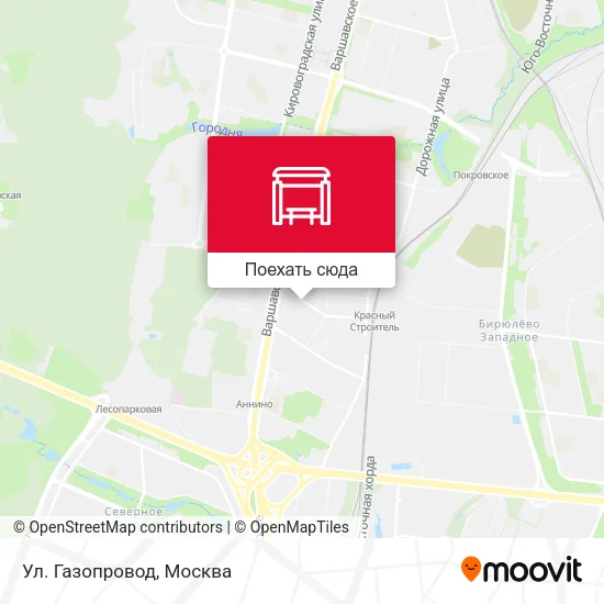 Карта Ул. Газопровод