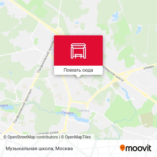 Карта Музыкальная школа