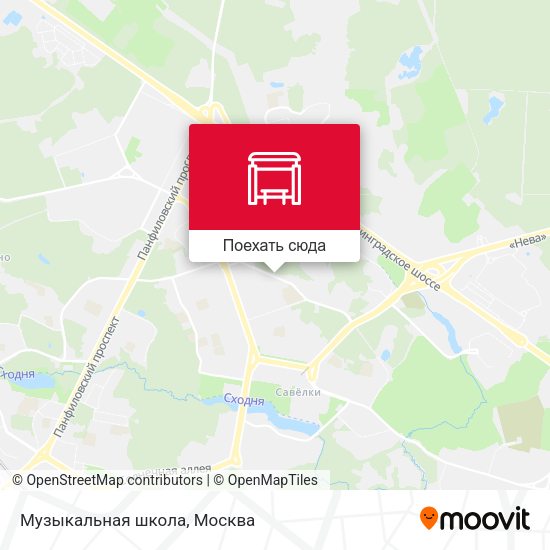Карта Музыкальная школа